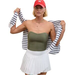 Aerie Ribbed Sweater Tube Top – Size XS, Olive (NWT)